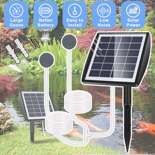 Solar powered oxygenator - oxygenator, pond