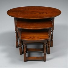 Old Charm Oval Nest of Tables