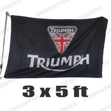 Triumph Motorcycle Flag Banner