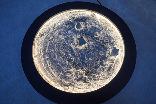 Moon wall light - 3d,