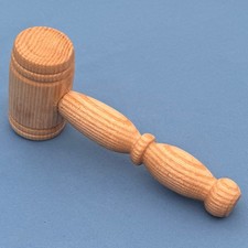 Small Wooden Gavel (~6")