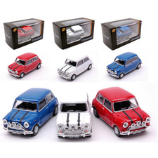 1:43 Cararama  4-41350 The Italian Job Mini Cooper 3 Car Set Red/White/Blue 1969