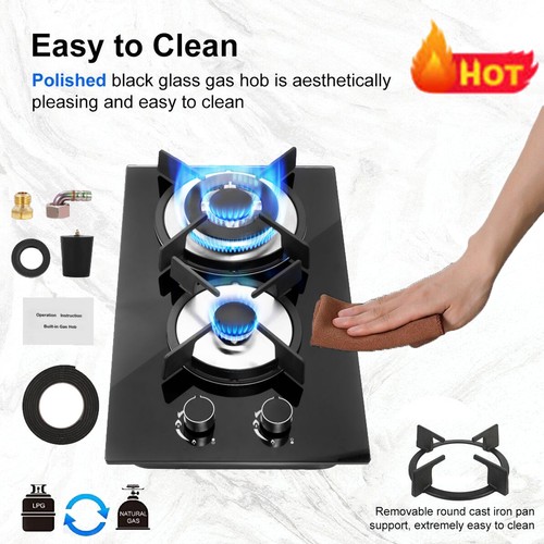 Burner gas hob tempered - gas,