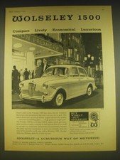 1963 Wolseley 1500 Car Ad -