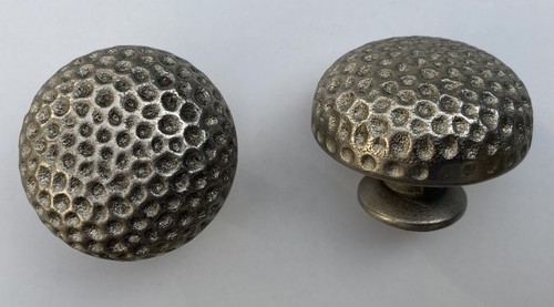 Antique hammered pewter cast - antique,
