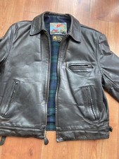 aero leather jacket 42