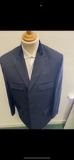 fantastic blue fleck teddy boy drape jacket vintage 1950s 40-54 chest