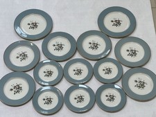 Royal Doulton Rose Elegans 14 Piece Set, 2 Dinner, 6 Starter, 6 Tea Plates Shown