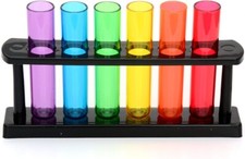 Test Tube Shot Glass Shot Glasses Shooters in Rack - Fill with your fav drink