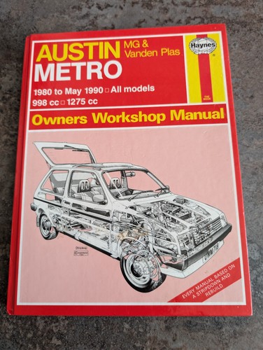 Haynes manual for - manual, metro
