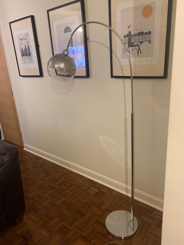 Next floor lamp silver with - lamp,