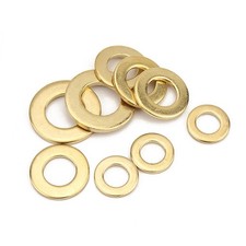 Solid Brass Washers Form a