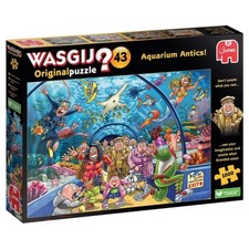 Wasgij Original 43 Aquarium Antics! Jumbo Puzzles - 1000 Pieces Kids Ages 6+ New
