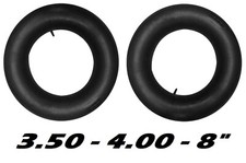 2 x INNER TUBE RUBBER WHEEL BARROW MOPED ATV MX QUAD TRIKE 3.50-4.00 8AV
