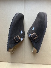 Birkenstock Boston Clogs Suede