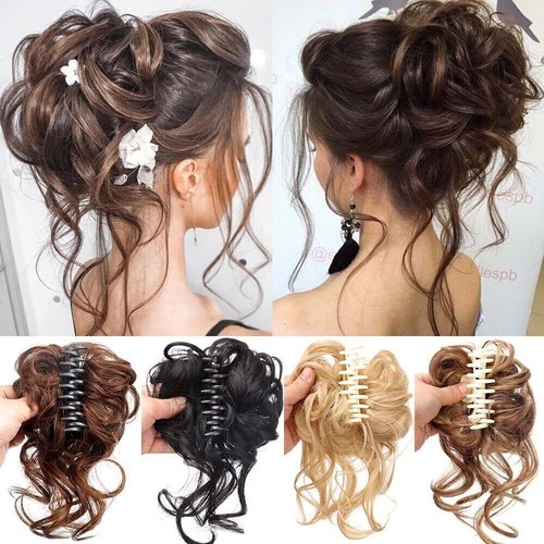 Messy bun hair piece extension - bun,