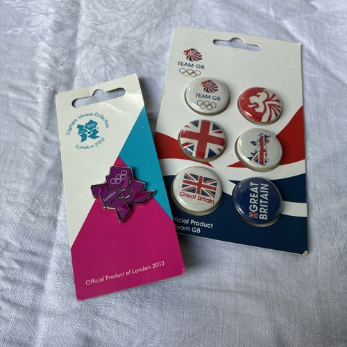 Lots team olympic badges - team, gb