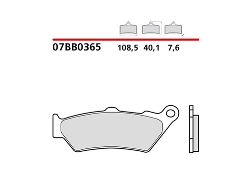 Brembo rear brake pads - brake,