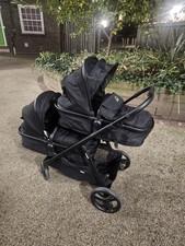 Twin Pram. Puggle Memphis 2-in-1 Duo Double Travel System
