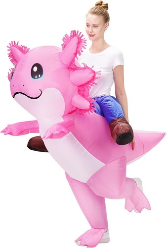 Inflatable axolotl costume - costume, for