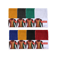 MENS STRING MESH VEST 100% COTTON MESH FISH NET FITTED STRING VEST SIZE-S to XL