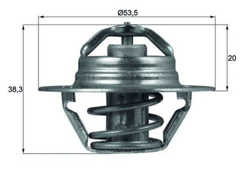 Engine thermostat mahle fits - thermostat,