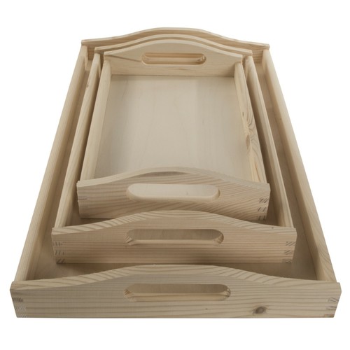 Wooden serving tray - tray, with