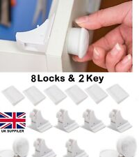 Invisible Magnetic Baby Child Pet Proof Cupboard Door Drawer Safety Lock UK Sell
