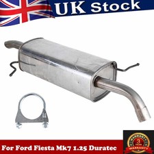 Fit Ford Fiesta Mk7 1.25 Duratec 08-12 1907949 Rear Exhaust Section Back Box