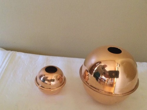 Set polished copper balls - set, of