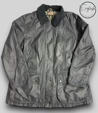 Barbour Beadnell Wax Jacket Ladies UK 18 Navy