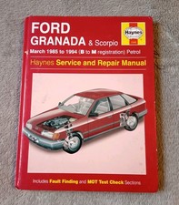 Haynes Workshop Manual Ford