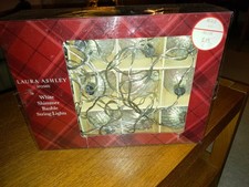 Laura Ashley home shimmer string lights plug in mains powered excellent conditio