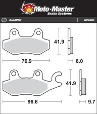 Cagiva Elefant 900 i.e Lucky Explorer 1990-1992 [Rear Road Ceramic Brake Pads]