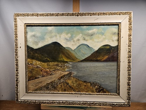 Vintage oil painting likely - vintage,