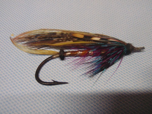Vintage gut eyed salmon fly - ,