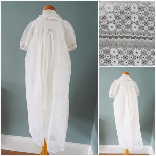 Vintage christening gown dress - gown,