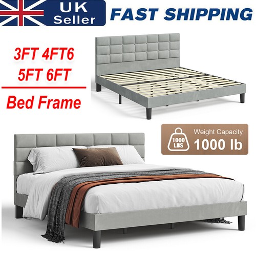 Morden bed frame velvet - morden,