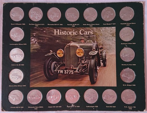 Shell historic cars - shell, coin