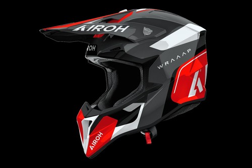 Airoh wraaap conquer - airoh, red
