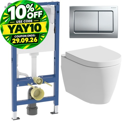 Rimless wall hung - hung, pan