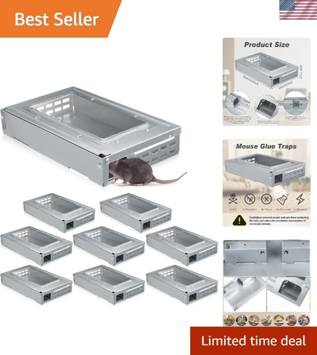 Multi catch mouse trap set - multi, 8