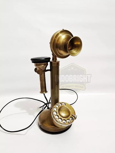 Antique brass landline - brass,