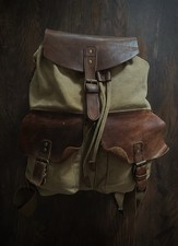 Rugged Khaki Canvas Brown