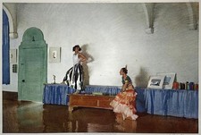 William Russell Flint - In My Studio - Signed Limited Edition Print - 1938