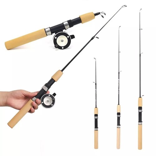 1xwinter shrimp fishing - shrimp, rods
