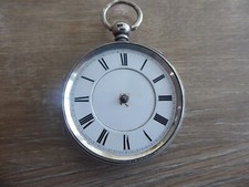 ANTIQUE SILVER FUSEE GENTS