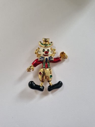 Vintage enamel rhinestone - vintage,
