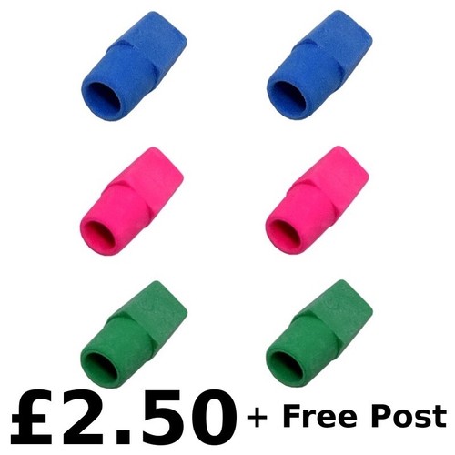 Pencil top erasers rubbers - top,