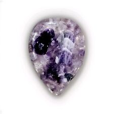 Amethyst palm worry stone for